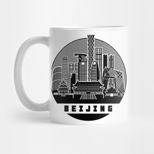 Beijing China Skyline Mug